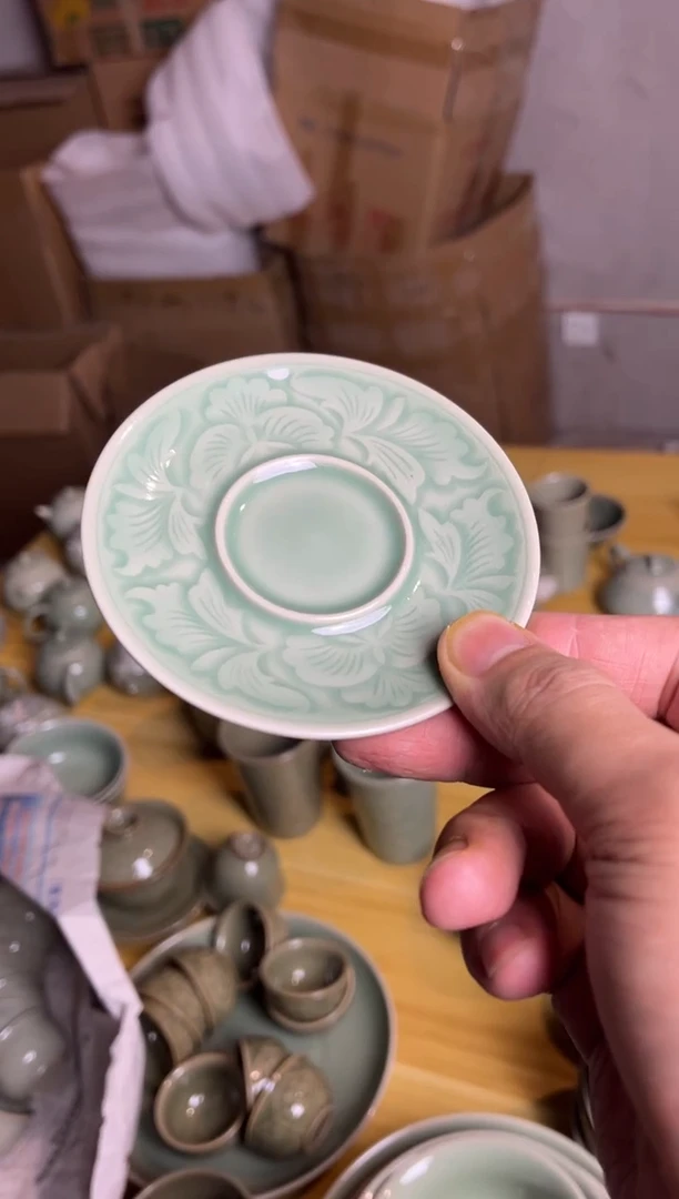 【闪购商品】瓷瑕疵牡丹缩小托1只