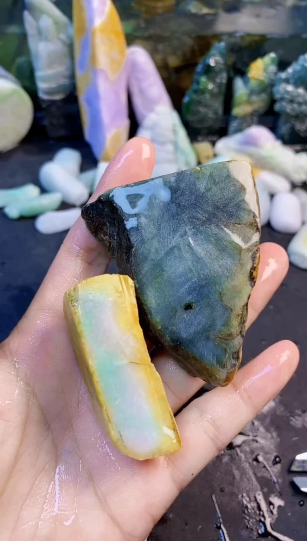 颈饰未镶嵌翡翠天然翡翠120