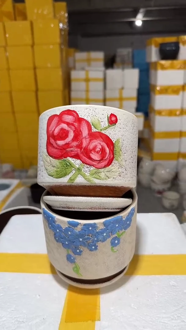 高温陶瓷花盆+Q200