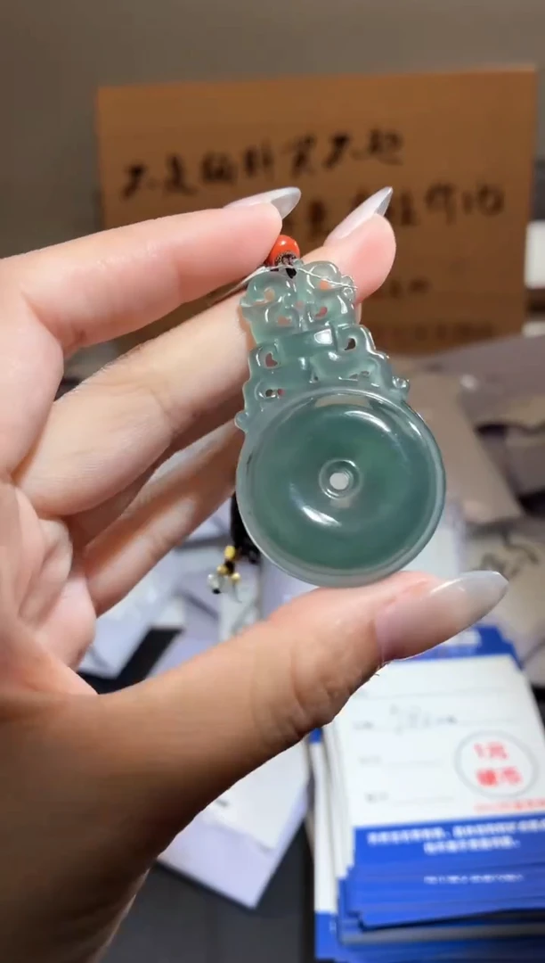 吊坠(不含链)未镶嵌翡翠扣子