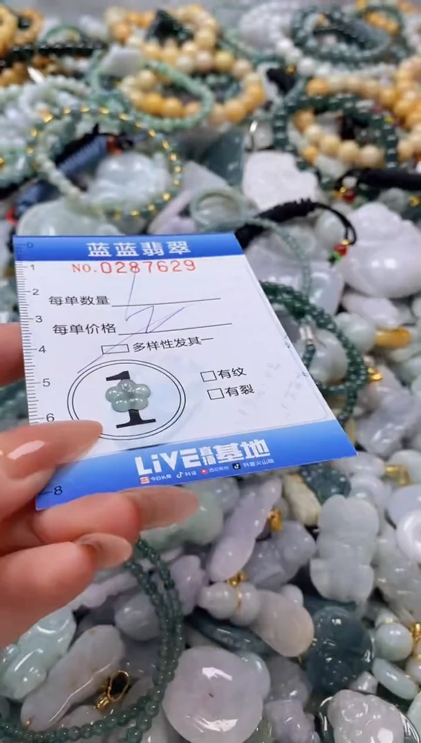 翡翠未镶嵌颈饰闪购0287629多样性发其一