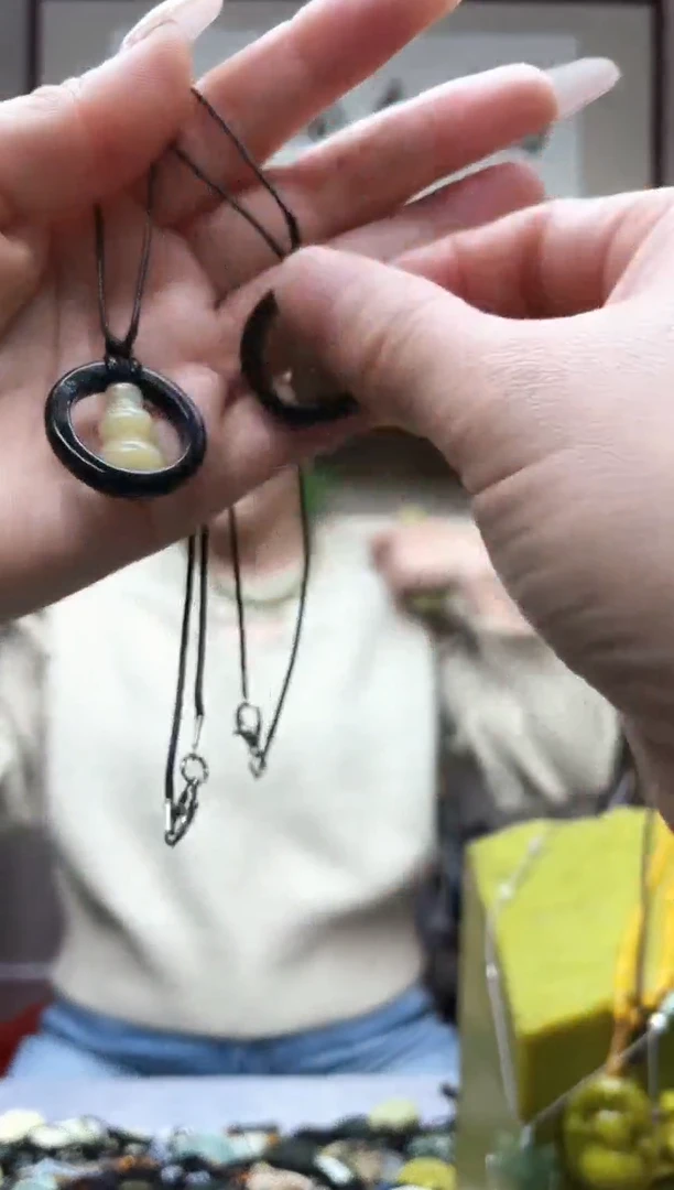 未镶嵌岫玉吊坠多样性发货拍一发一