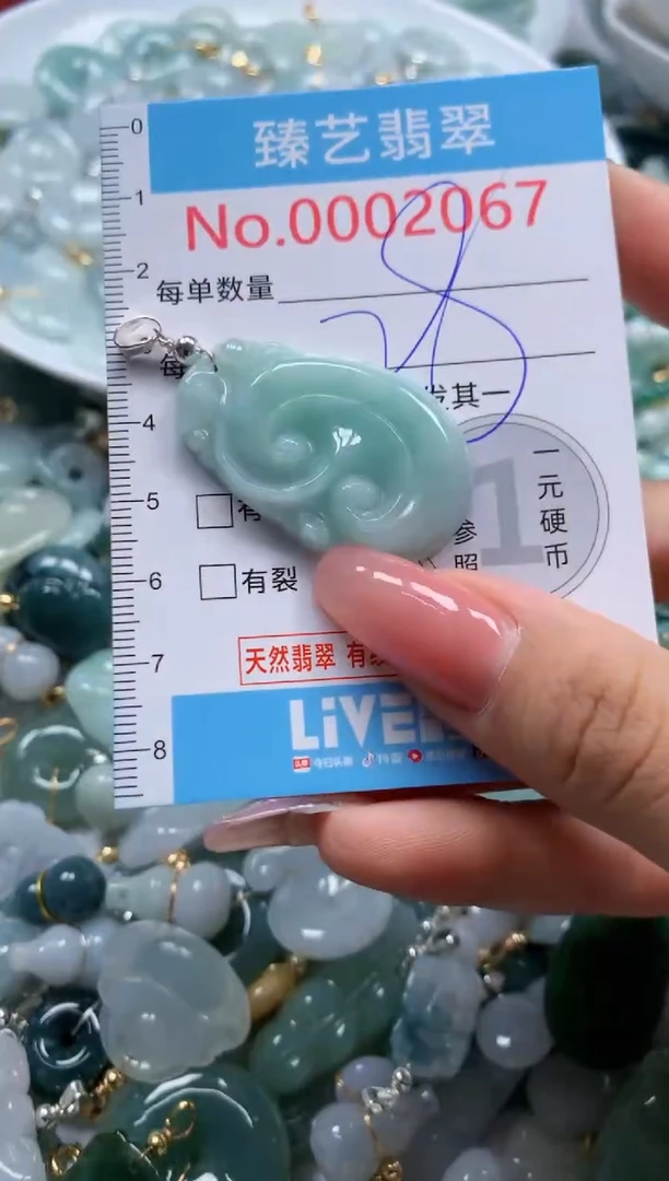 翡翠未镶嵌颈饰2067