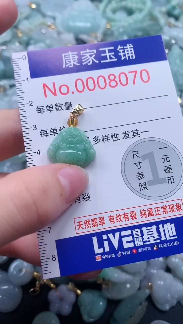 颈饰未镶嵌翡翠8070