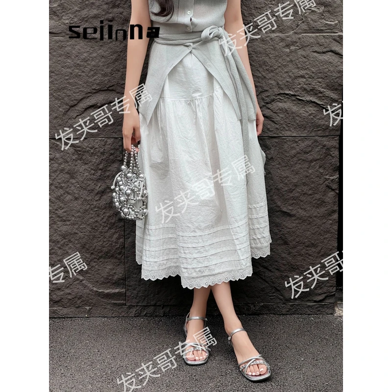 （冰雪）2025新款夏季法式一字带仙女风水钻低跟凉鞋60752-1