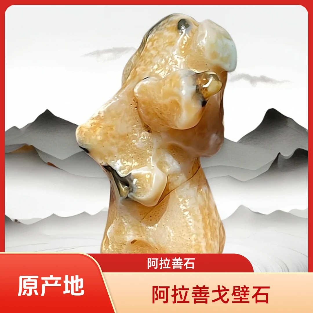 【和晟石语】阿拉善 戈壁奇石天然盆景石 戈壁奇石摆件