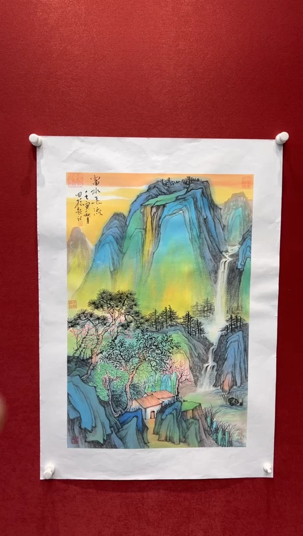 【闪购商品】国画田哲先生现场手绘4