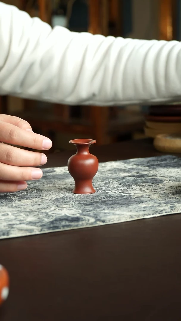 茶杯紫砂40号 盖置香插 宜兴紫砂原矿作品