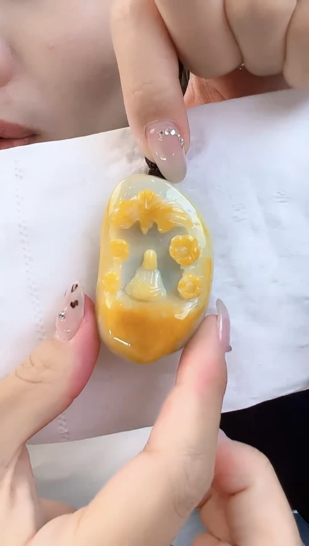 吊坠(不含链)未镶嵌翡翠悟道吊坠（送绳）