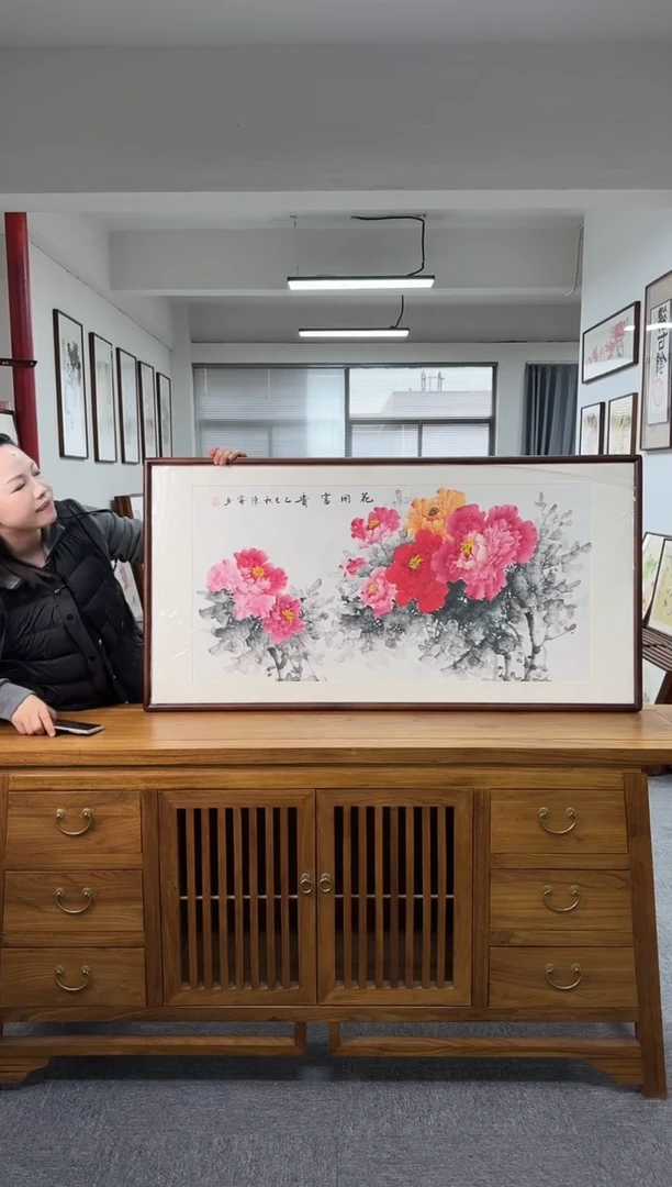 书法陈密03-63*123尺寸手绘同款