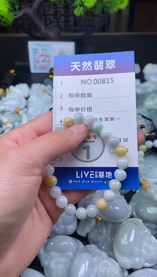 颈饰未镶嵌翡翠天然缅甸翡翠815