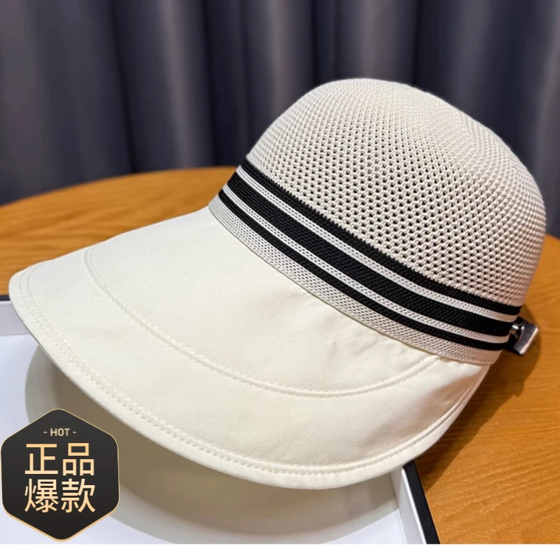 【透气空顶】防晒帽子女夏季大檐空顶度假沙滩遮脸渔夫帽防紫外线