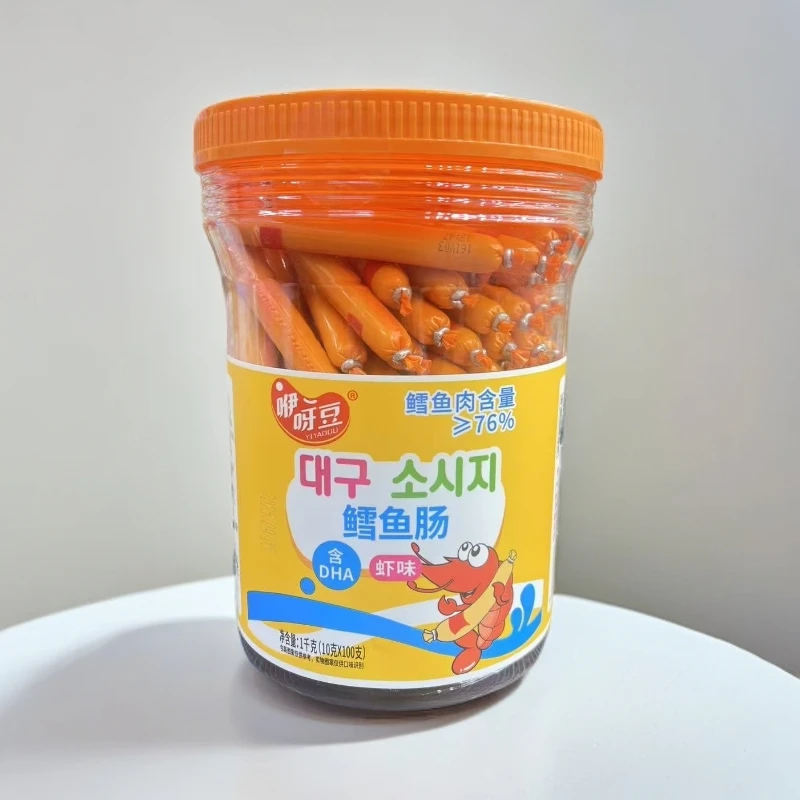【咿呀豆】鳕鱼肠100支装HY