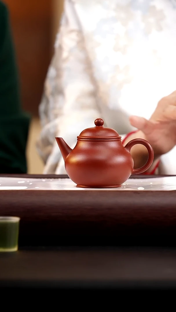茶壶紫砂龙山朱砂芭乐水平140cc