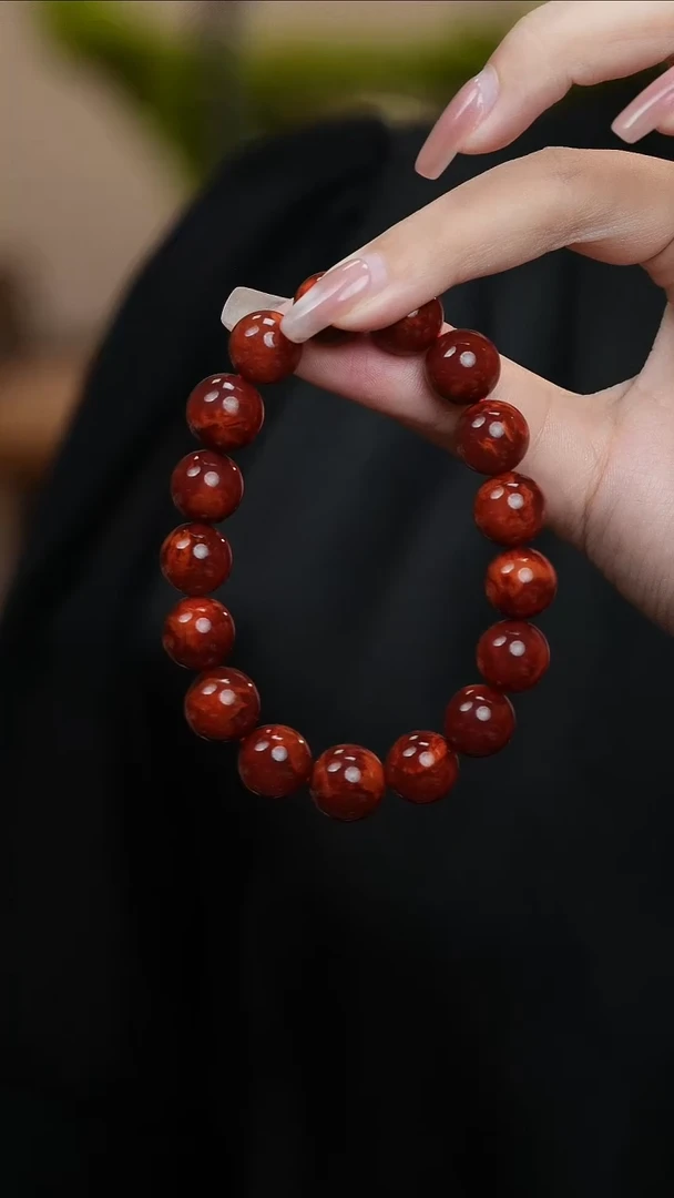 南红玛瑙手串未镶嵌S