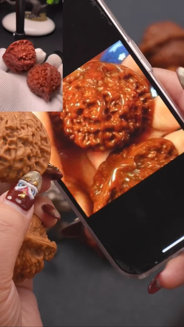 【闪购商品】文玩核桃把件39平谷粗筋