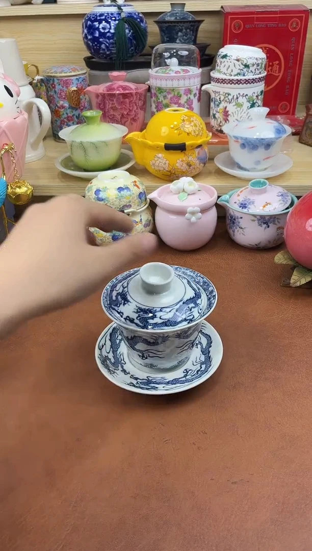 陶陶瓷茶具摆件旅行套组