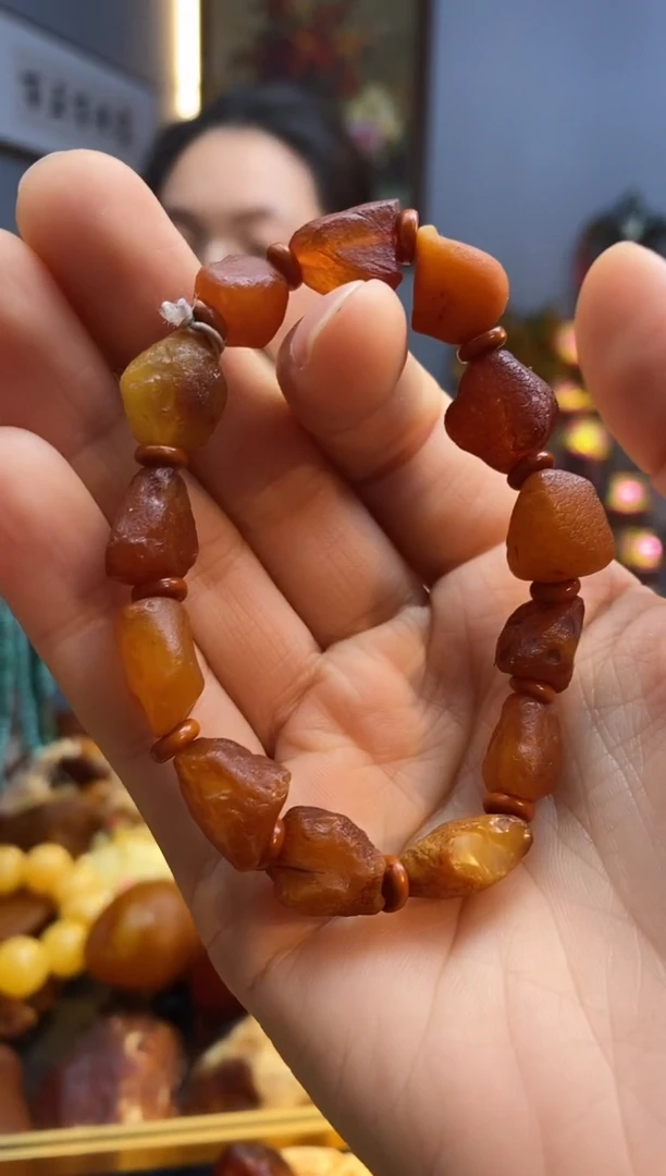 未镶嵌琥珀手串手串