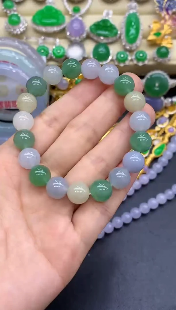 未镶嵌手链翡翠160-中国好珍宝