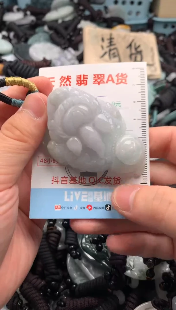 翡翠未镶嵌吊坠(不含链)1