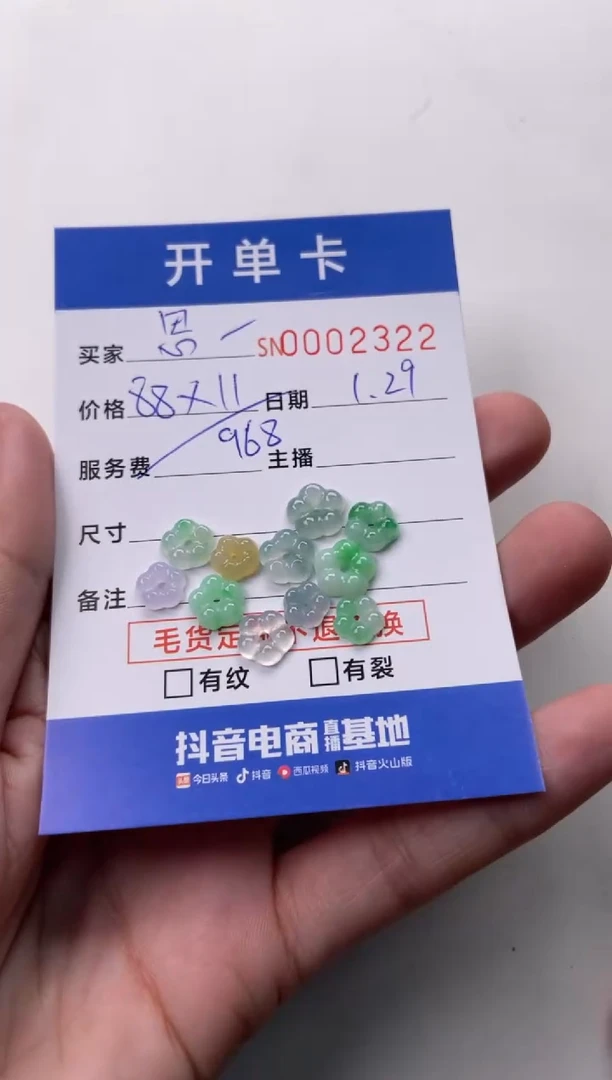 【闪购商品】翡翠颈饰未镶嵌00002322