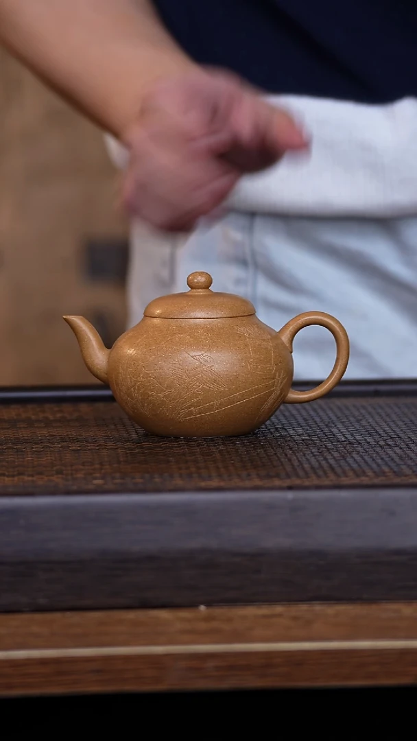 茶壶紫砂宜兴手工原矿紫砂壶001双证书