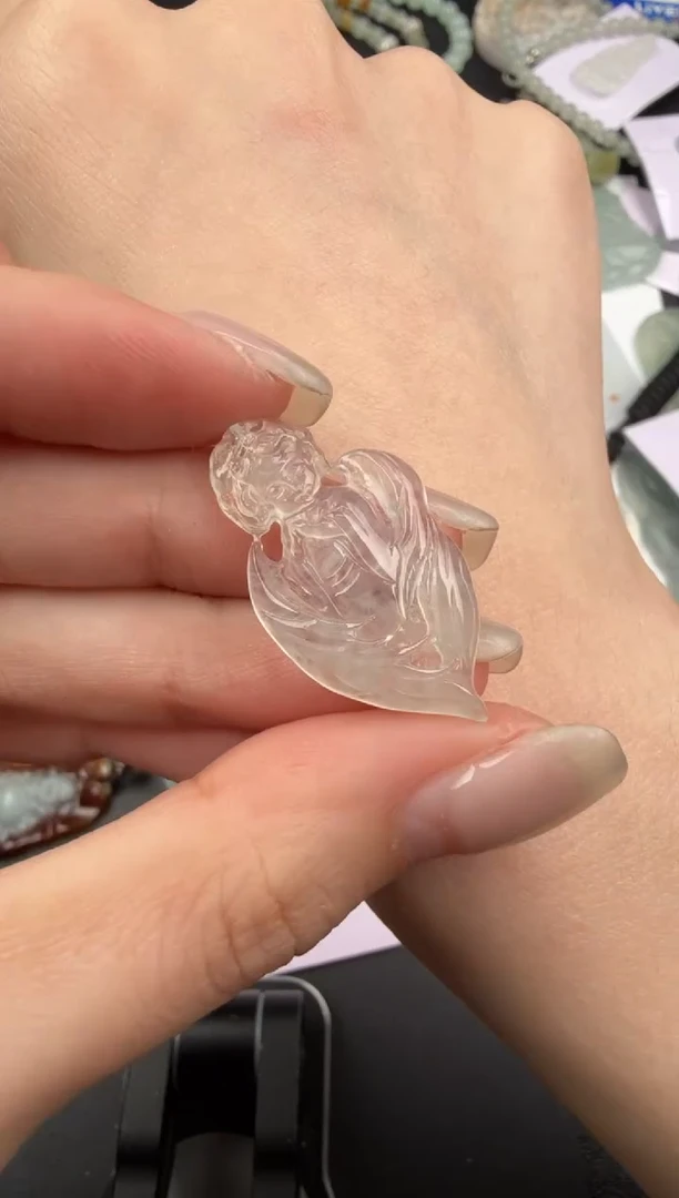 吊坠(不含链)未镶嵌翡翠翡翠饰品-297