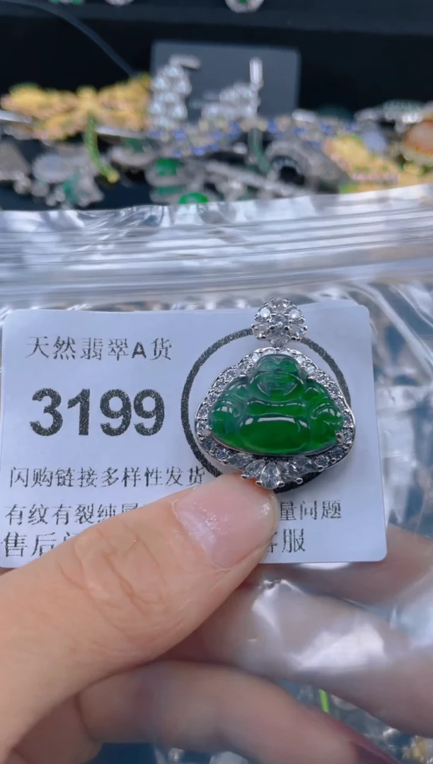 颈饰未镶嵌翡翠3199