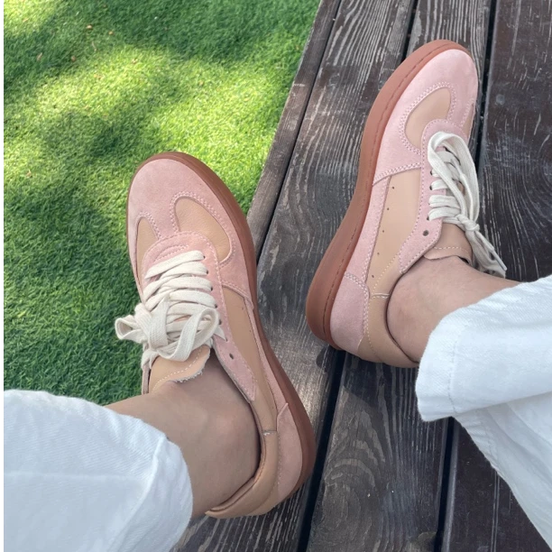 【圆圆精选】真皮女德训鞋 原单尾货 微瑕介意勿拍