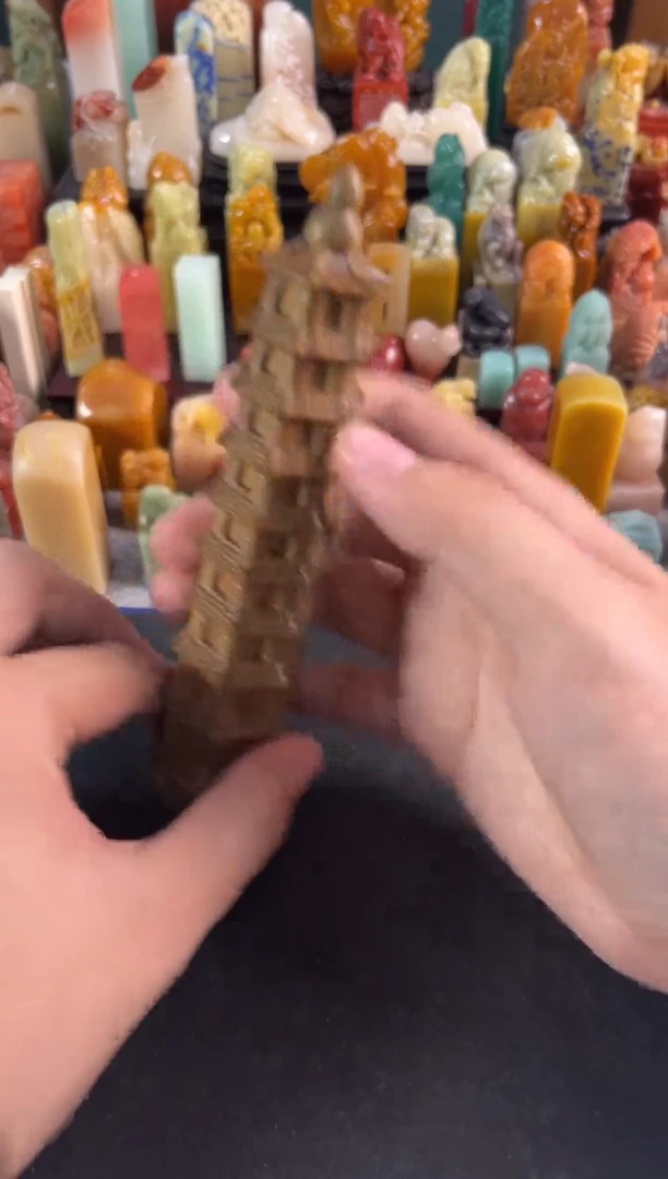 老挝石印石文昌塔