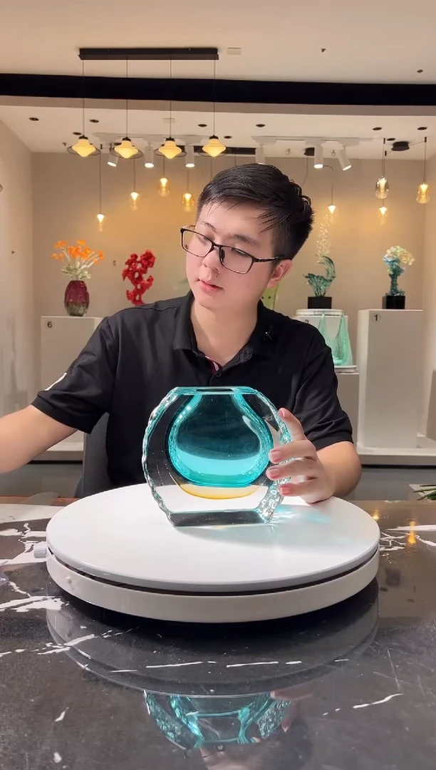 茶宠巴比特美学 蓝色香薰瓶