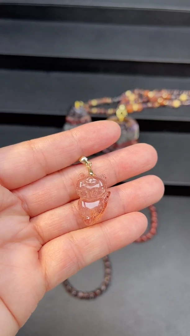 未镶嵌颈饰水晶【百晶灵儿】定制款