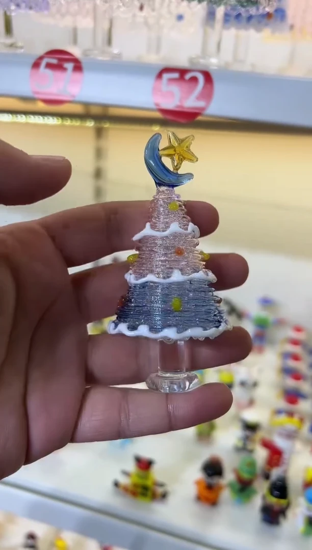 手工艺品琉璃圣诞树
