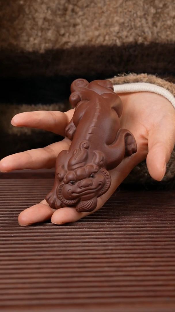 【闪购商品】紫砂茶宠如意貔貅