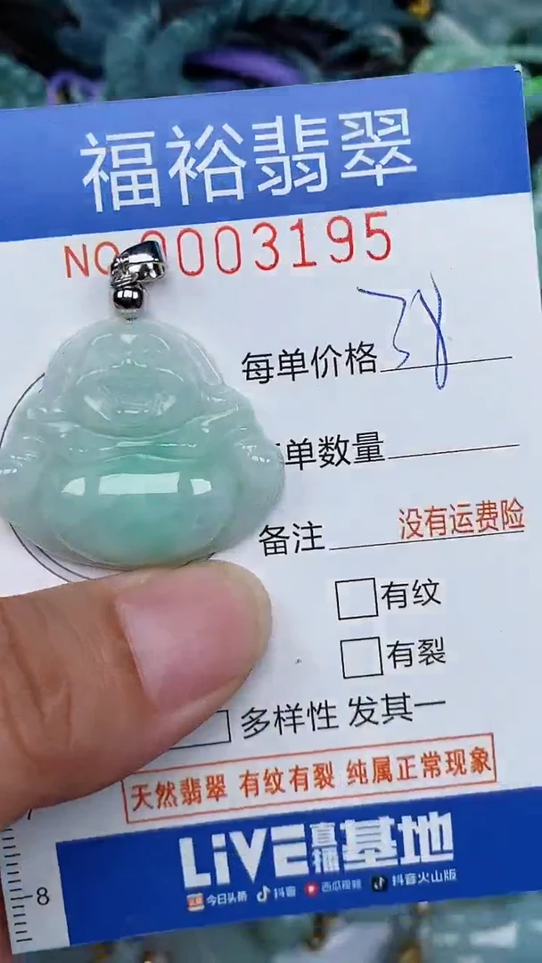 翡翠未镶嵌颈饰...0003195