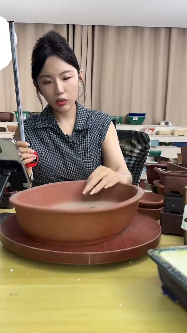 紫砂花盆紫砂花盆微瑕