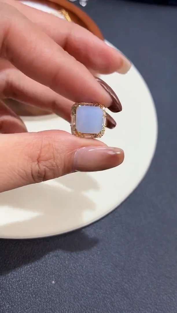 吊坠(不含链)银S925镶嵌翡翠蜡*馆吊坠