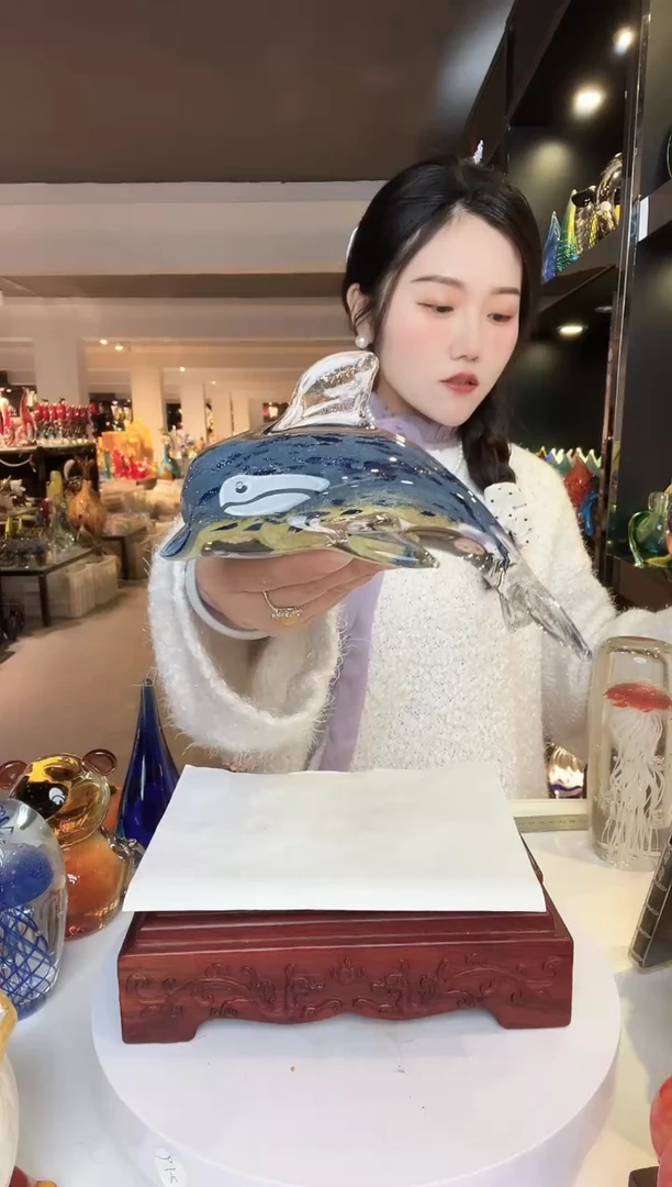 【闪购商品】茶盏琉璃摆件家居摆件