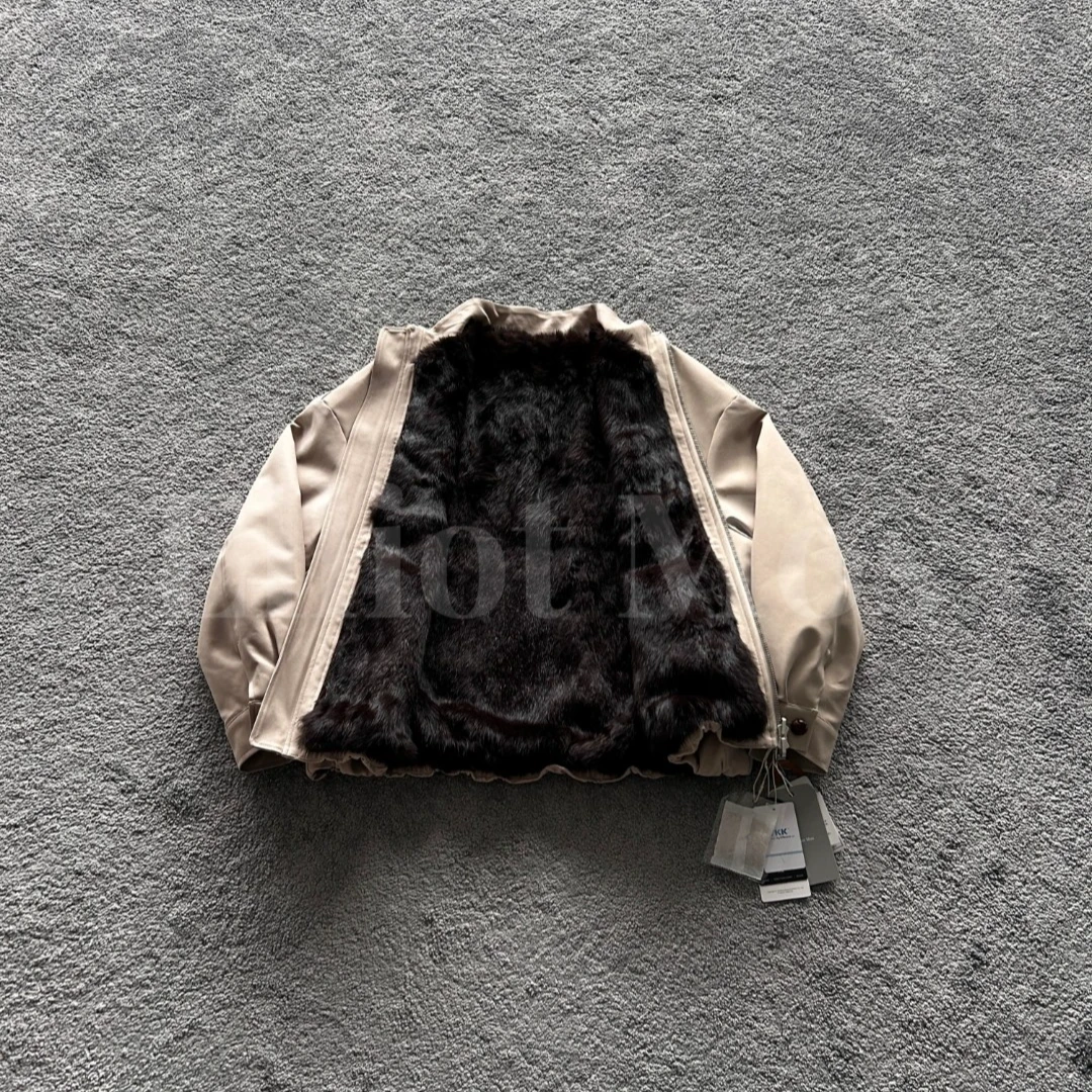 Elliot Mos奢柔绒感~Down Jacket 兔毛内里廓形鹅绒服-1382