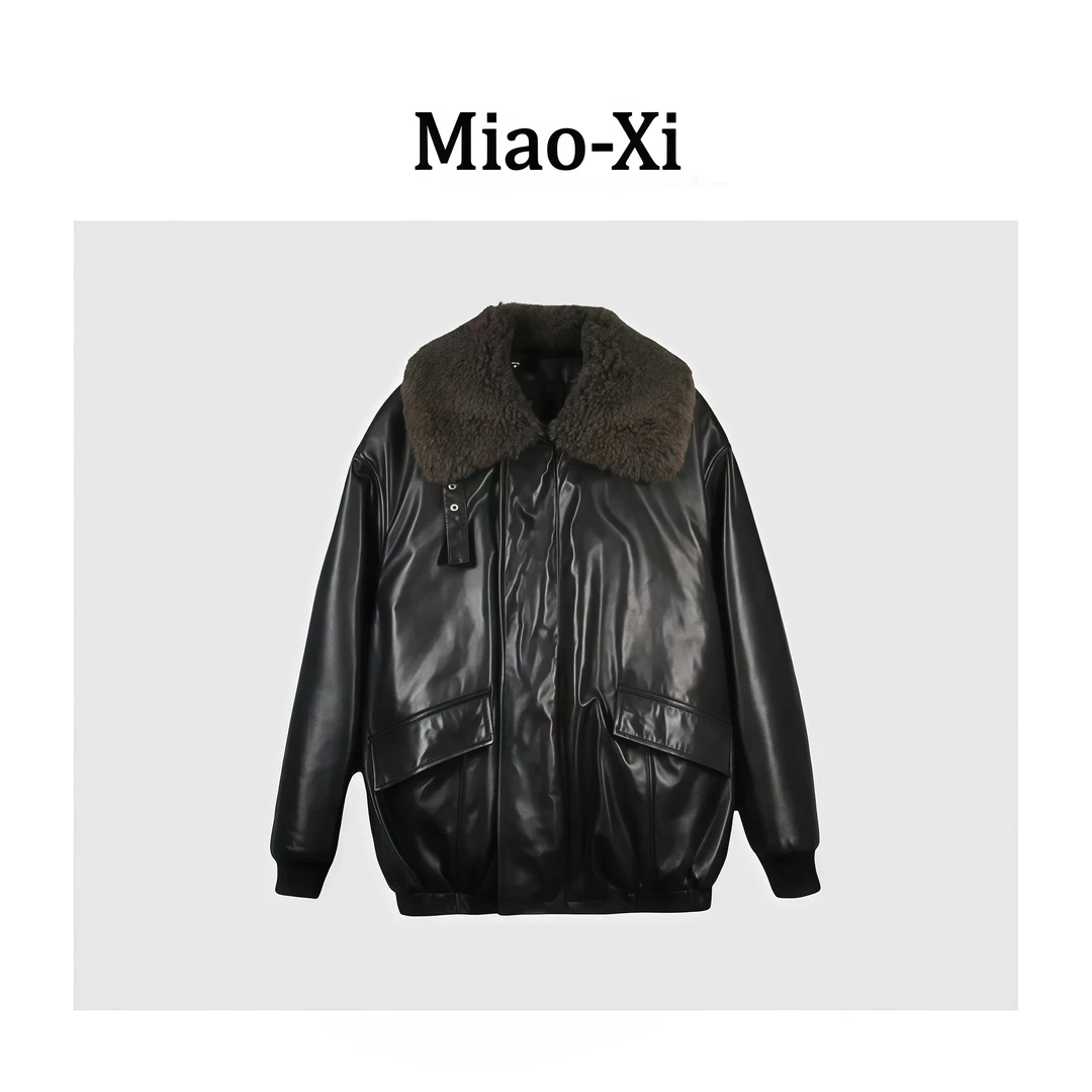 妙兮·LL冬季新款时尚休闲百搭常规设计款毛毛领羽绒服*20252979