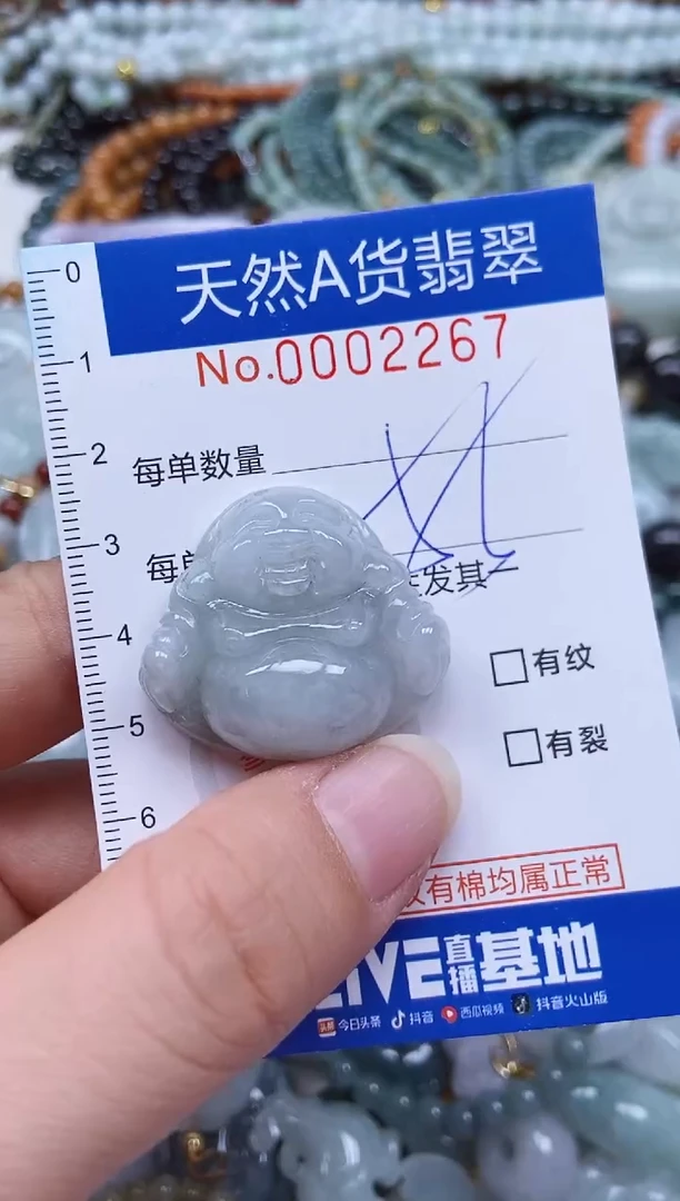 颈饰未镶嵌翡翠天然翡翠