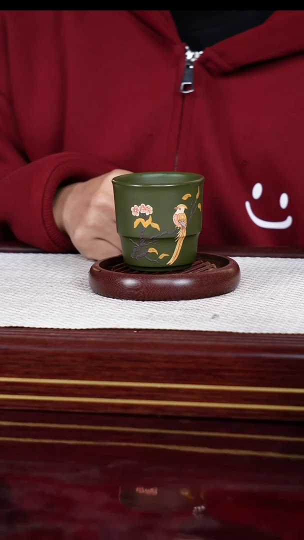 茶杯紫砂宜兴原矿紫砂 全手工制作