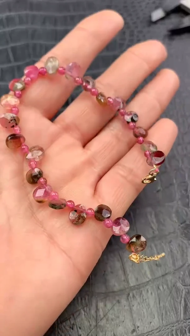 未镶嵌手串碧玺多样性发一条