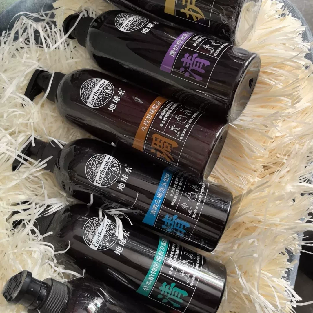 地球水蓬松控油洗头原浆植物补水保湿洗发水608ml/瓶