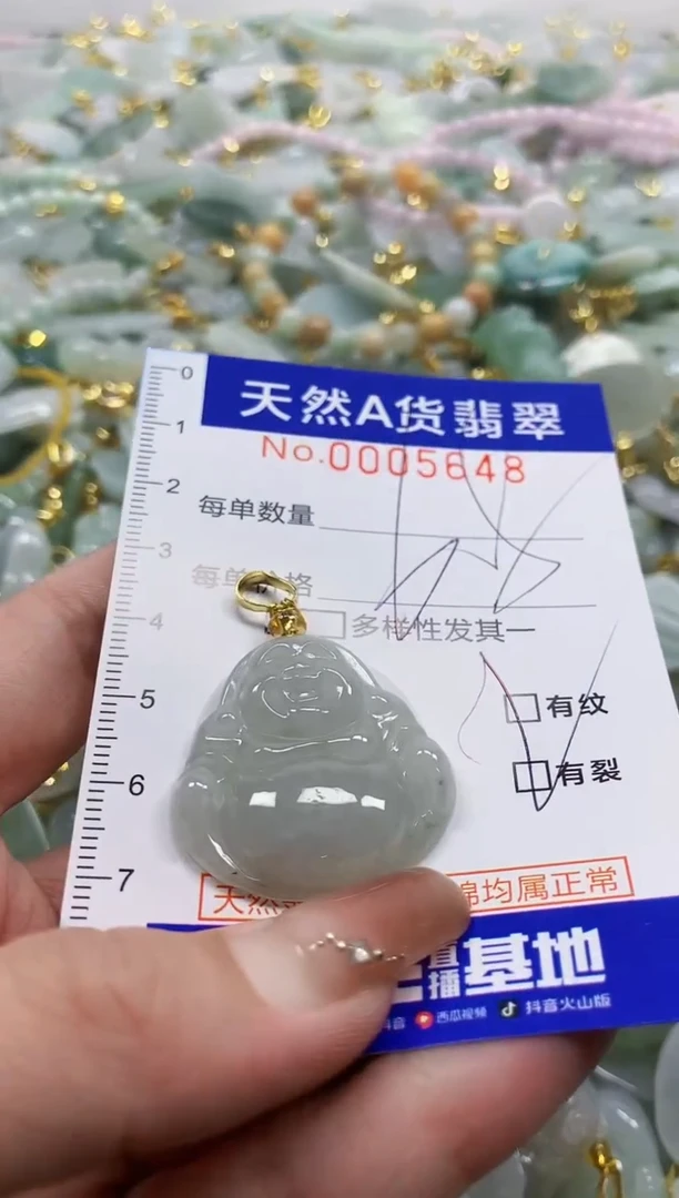 颈饰未镶嵌翡翠天然A货翡翠