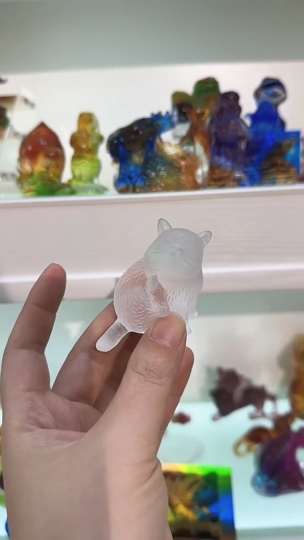 手工艺品琉璃小猫咪