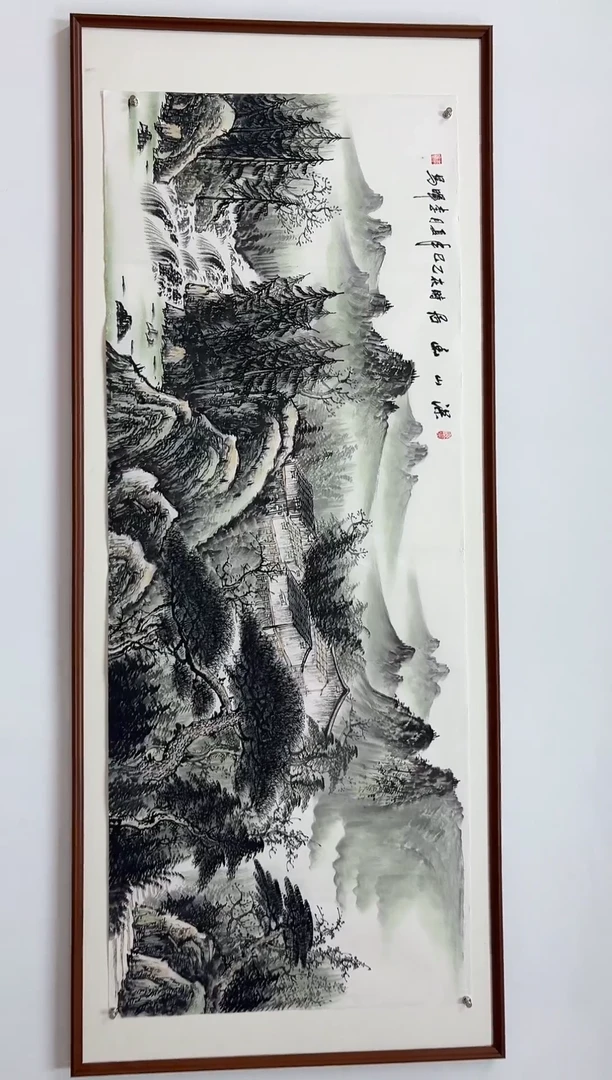 国画国画宣纸 深山幽居