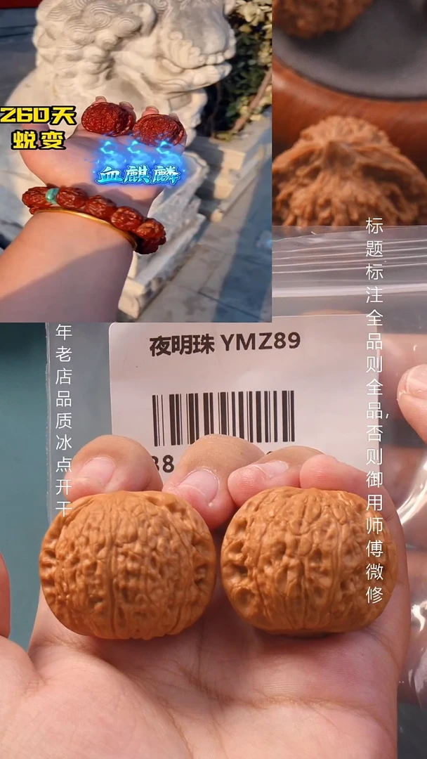 把件文玩核桃38夜明珠 16