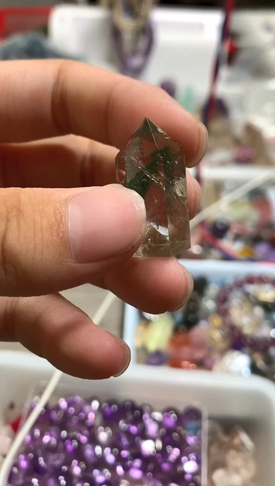 水晶珠宝半成品未镶嵌甲***丁甲水晶