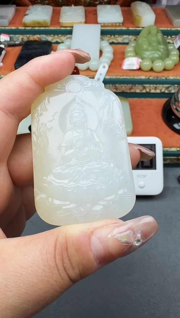 和田玉未镶嵌颈饰4